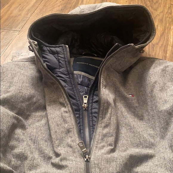 tommy hilfiger soft shell hooded jacket